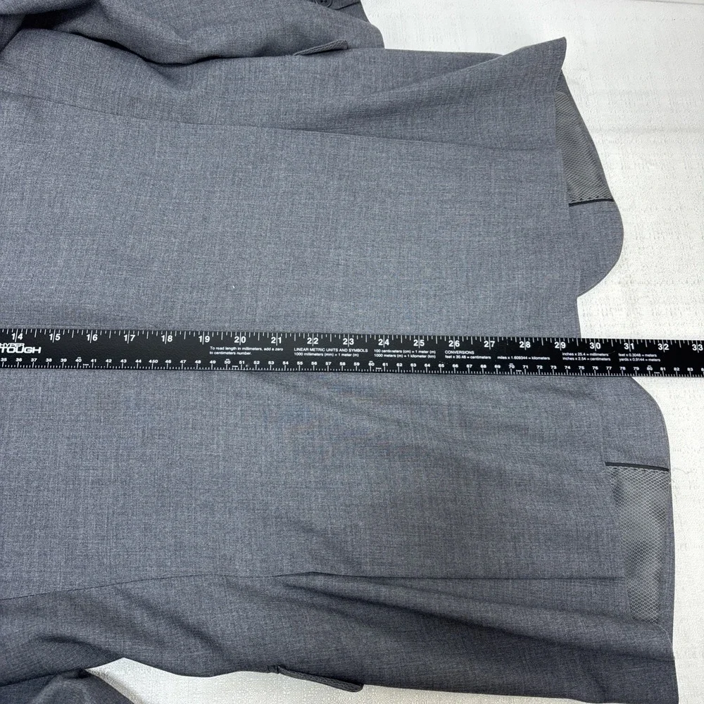 Pronto Uomo Men's Gray Blazer Suit Jacket Size 38S Wool‎ Blend Classic Business